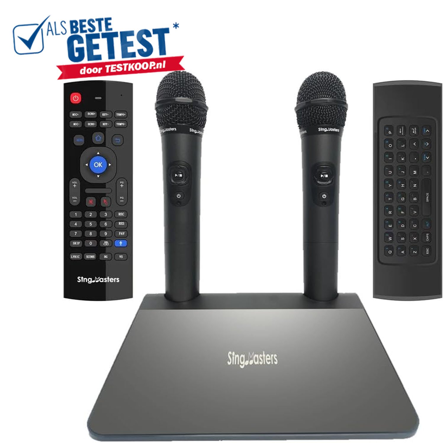 testkoop.nl winnaar karoake set singmaster